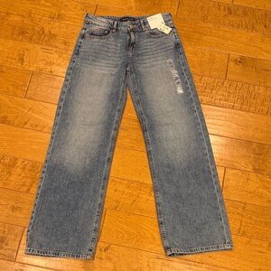 Aeropostale Light Blue Wide Leg Jeans